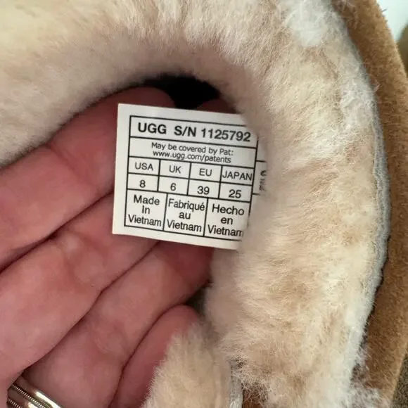 UGG Cory II Shearling Lambswool Boot NWOB Chestnut Brown Suede 1125792 Women